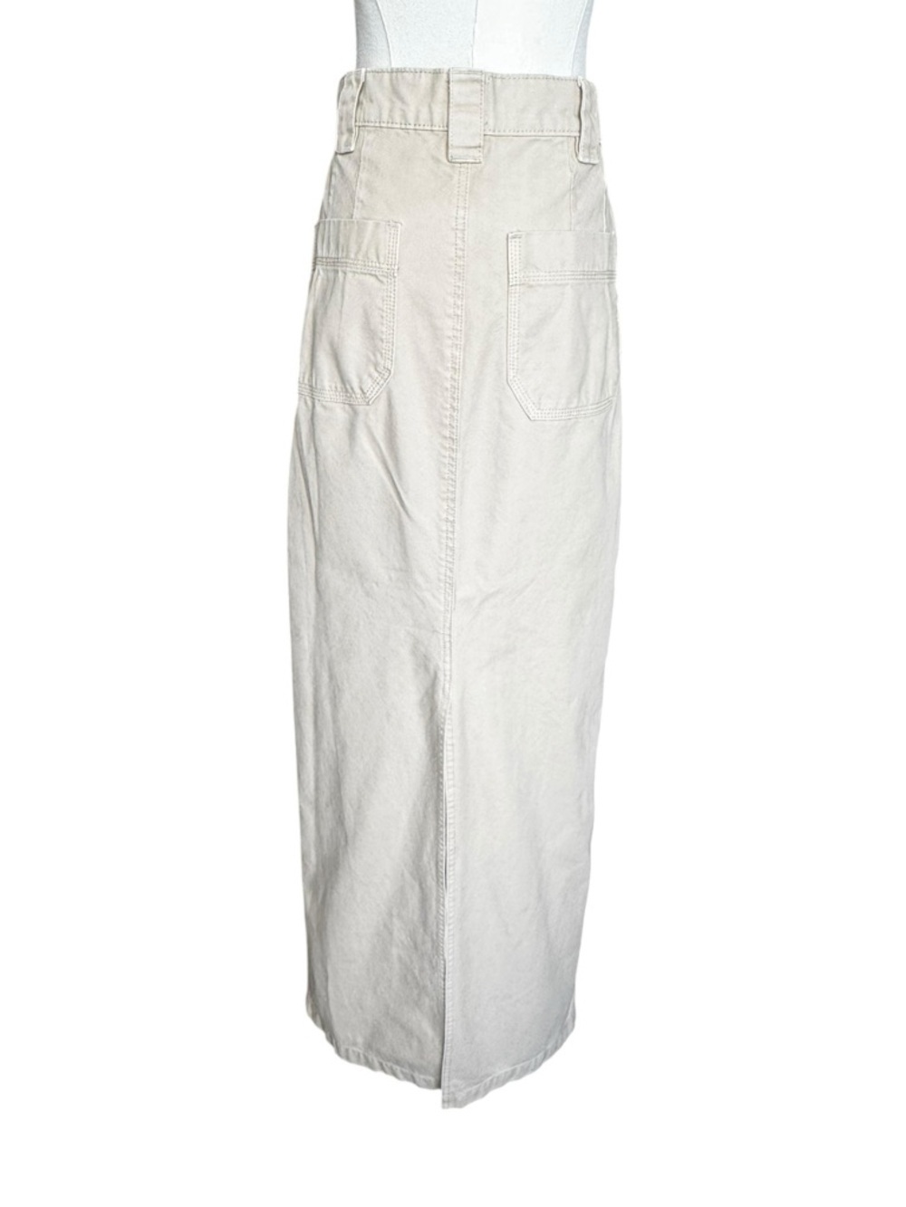 Helsa Workwear Long Skirt Khaki Small - Picture 6 of 12